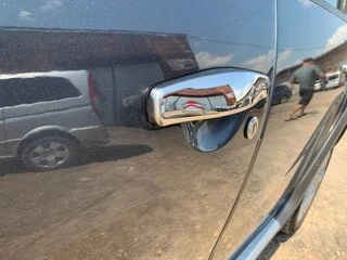 Накладки на ручки (4 шт., нерж.) OmsaLine - Італійська нержавійка для Renault Sandero 2007-2013 рр