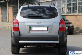 Задня дуга AK002 (нерж.) для Hyundai Tucson JM 2004- рр