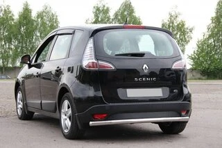 Задня дуга AK002 (нерж) для Renault Scenic/Grand 2009-2016 рр