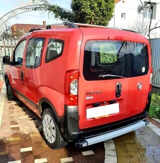 Задній захист MoonLight (нерж.) для Fiat Fiorino/Qubo