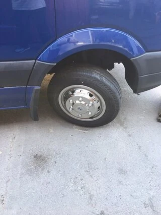 Ковпаки з нержавійки Ексклюзив V1 (2 катковий, 4 шт) 2013-2018 для Mercedes Sprinter W906 рр