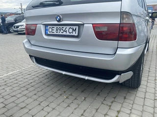 Накладка на задній бампер (під фарбування) для BMW X5 E-53 1999-2006 рр