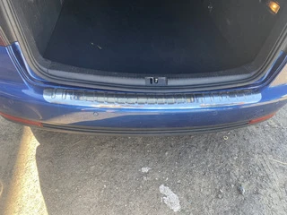 Накладка на задній бампер Carmos (нерж) для Volkswagen Touran 2003-2010 рр