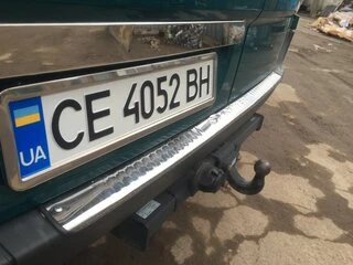 Накладка над номером (нерж.) OmsaLine - італійська нержавійка для Volkswagen Crafter 2006-2016 рр