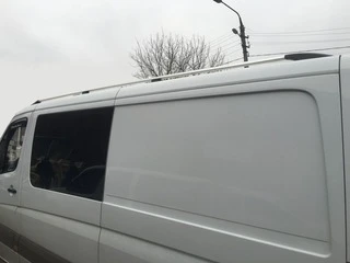 Рейлінги DD 340 см, Хром, пластикова ніжка для Mercedes Sprinter W907/W910 2018- рр