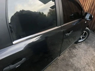 Окантовка вікон (4 шт, нерж) для Nissan Note 2004-2012 рр