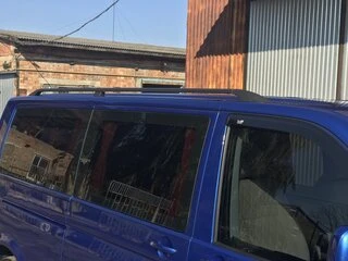 Рейлінги Чорні Довга база, Металеві ніжки для Volkswagen T6