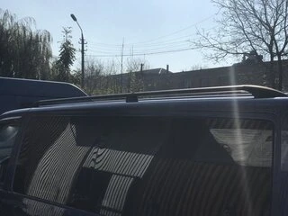 Рейлінги Чорні Довга база, Металеві ніжки для Volkswagen T6