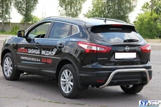 Задня дуга AK007-1 (нерж) для Nissan Qashqai 2014-2021 рр