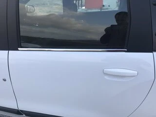 Окантовка вікон (4 шт., нерж.) Carmos - Турецька сталь для Dacia Lodgy 2012-2022 рр