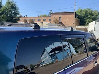 Перемички на рейлінги під ключ 2016 - ERKUL (2 шт) Сірий колір для Lexus LX570/450d