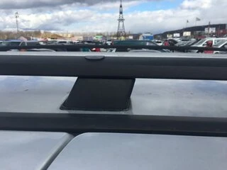 рейлінги чорні Maxi, Металеві ніжки для Fiat Doblo II 2010-2022 рр