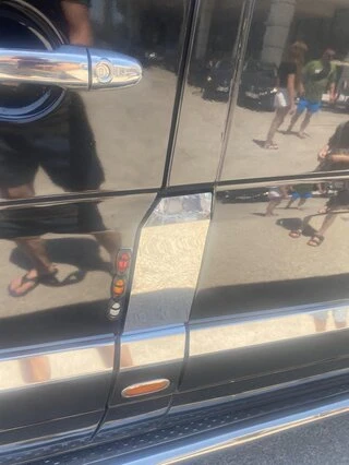 Накладка на бак (нерж.) Carmos - Турецька сталь для Volkswagen Crafter 2006-2016 рр