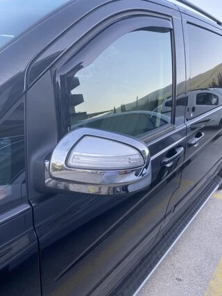 Накладки на дзеркала VIANO 2010-2015 (2 шт., пласт) для Mercedes Viano рр