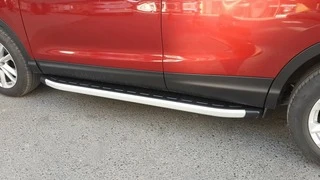 Бокові пороги Fullmond (2 шт., алюм.) для Nissan Qashqai 2014-2021 рр