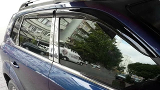 Окантовка скла (4 шт, нерж) для Hyundai Tucson JM 2004- рр