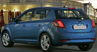 Окантовка вікон (4 шт., нерж.) для Kia Ceed 2007-2012 рр