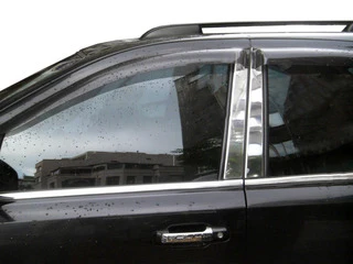 Хром на дверні стійки (8 шт, нерж) для Kia Sorento II XM 2009-2014 рр