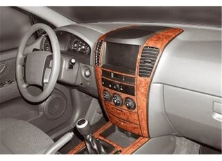 Накладки на панель Варіант 1 (2003-2007) Дерево для Kia Sorento I BL рр