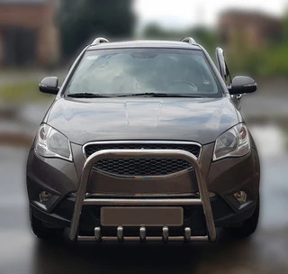 Кенгурятник F1-40 (нерж.) для SsangYong Korando 2010-2019 рр