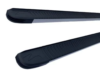 Бокові пороги Maya V1 (2 шт., Алюм.) для Hyundai H300, H1, Starex 2008-2020 рр