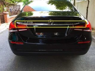 Планка над номером (нерж) для Mercedes A-сlass W177 2018- рр