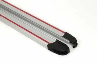 Бокові пороги Maya Red-Grey (2 шт., Алюміній) для Nissan Qashqai 2007-2010 рр