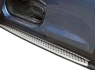 Бокові пороги і Оригінальний дизайн V3 (2шт) для Hyundai Tucson TL 2016-2021рр