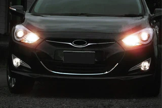 Обведення решітки (1 шт, нерж) для Hyundai I-40