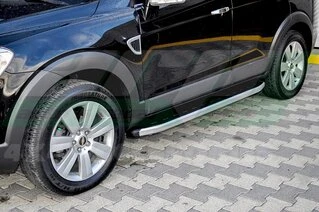 Бокові пороги Fullmond (2 шт., Алюміній) 2006-2015 для Chevrolet Captiva рр
