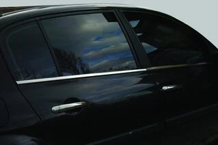 Зовнішня окантовка вікон (4 шт, нерж) SD/SW, Carmos - Турецька сталь для Renault Megane II 2004-2009 рр