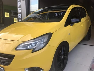 Накладки на дзеркала BMW-Style (2 шт) для Opel Corsa E 2015-2019 рр