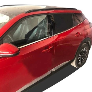 Окантовка вікон (6 шт, нерж) для Peugeot 2008 2019- рр