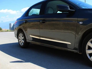 Молдинг дверний (4 шт, нерж.) для Citroen C-Elysee
