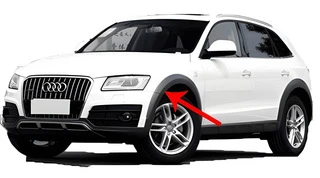 Бризковики Premium (4 шт, з широкими розширювачами арок) для Ауди Q5 2008-2017 рр