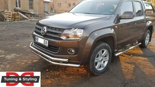 Передній захист ST018-2 (нерж) для Volkswagen Amarok 2010-2022 рр