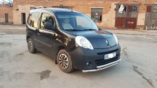 Передній захист ST014 (нерж.) d60/42 для Renault Kangoo 2008-2020 рр