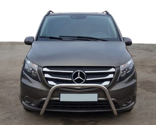 Кенгурятник WT006 (нерж.) для Mercedes Vito / V-class W447 2014- рр