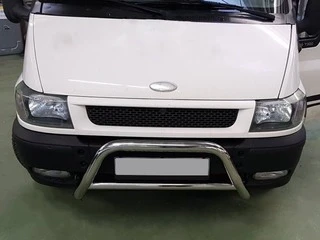 Кенгурятник WT006 (нерж) для Ford Transit 2000-2014 рр