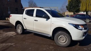 Бокові пороги Premium (2 шт., нерж.) &Oslash;60 для Fiat Fullback 2016- рр