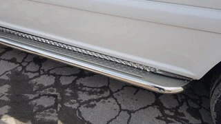 Бокові пороги Premium (2 шт., нерж.) &Oslash;60 для Nissan X-trail T31 2007-2014рр