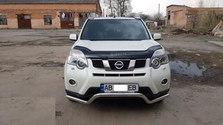 Передній захист ST007 (нерж) для Nissan X-trail T31 2007-2014рр