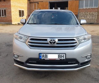 Передній захист ST014 (нерж.) d60/60 для Toyota Highlander 2008-2013 рр