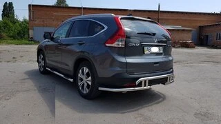 Задня дуга AK003-21 (нерж) для Honda CRV 2012-2016 рр