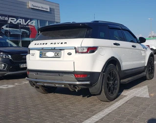 Задній захист AK005-1 (нерж) для Range Rover Evoque 2012-2018 рр