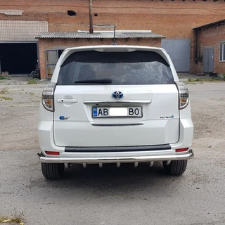 Задній захист AK005-15 (2 шт., нерж) для Toyota Rav 4 2006-2013 рр