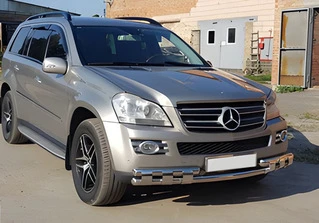 Передня дуга ST015 (нерж.) для Mercedes GL сlass X164