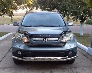 Передній захист ST015 (нерж.) для Honda CRV 2007-2011 рр