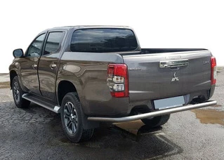 Задній захист AK005 (нерж) для Mitsubishi L200 2015-2024 рр