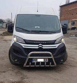 Передня дуга WT003 (нерж.) для Citroen Jumper 2007-2025 рр